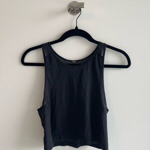Lululemon Mesh Black Sleeveless Women's Top